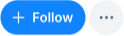 Image of Bluesky follow buttons